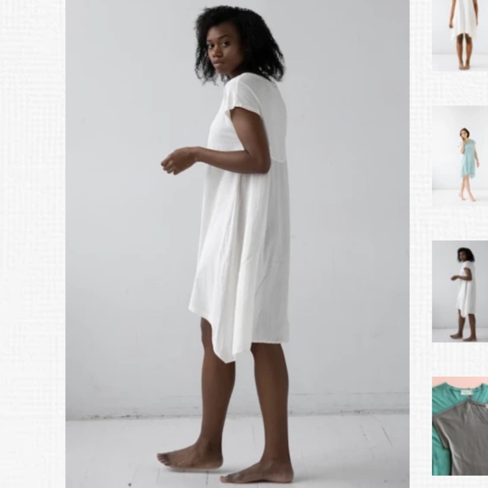 NWT Salua size S cap sleeve nightgown